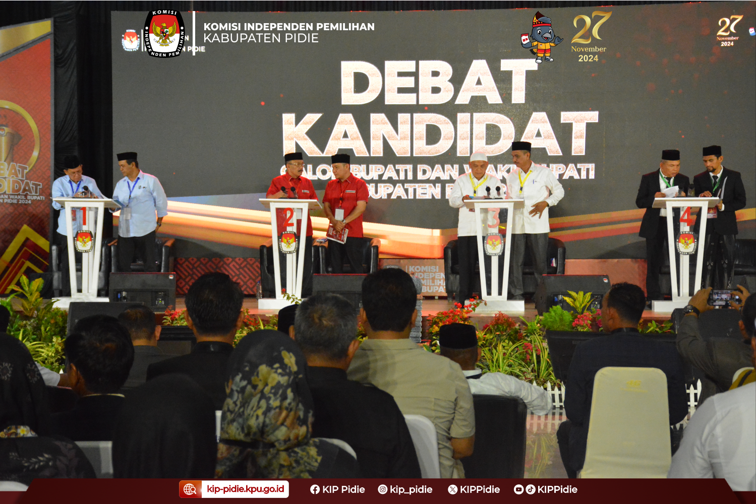 Paslon Bupati dan Wakil Bupati Pidie Pemilihan 2024